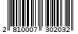 Γραμμωτός κωδικός 2810007302032