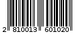 Γραμμωτός κωδικός 2810013601020