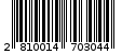 Γραμμωτός κωδικός 2810014703044