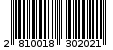 Γραμμωτός κωδικός 2810018302021