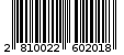 Γραμμωτός κωδικός 2810022602018