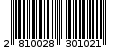 Γραμμωτός κωδικός 2810028301021