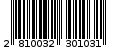Γραμμωτός κωδικός 2810032301031