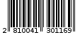 Γραμμωτός κωδικός 2810041301169