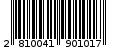 Γραμμωτός κωδικός 2810041901017