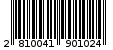 Γραμμωτός κωδικός 2810041901024