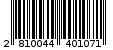 Γραμμωτός κωδικός 2810044401071