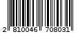 Γραμμωτός κωδικός 2810046708031