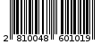 Γραμμωτός κωδικός 2810048601019