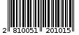 Γραμμωτός κωδικός 2810051201015