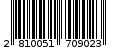 Γραμμωτός κωδικός 2810051709023