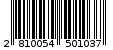 Γραμμωτός κωδικός 2810054501037