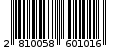 Γραμμωτός κωδικός 2810058601016