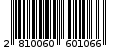 Γραμμωτός κωδικός 2810060601066