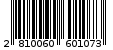 Γραμμωτός κωδικός 2810060601073