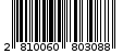 Γραμμωτός κωδικός 2810060803088