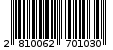 Γραμμωτός κωδικός 2810062701030