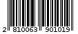 Γραμμωτός κωδικός 2810063901019