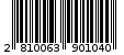 Γραμμωτός κωδικός 2810063901040