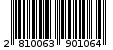Γραμμωτός κωδικός 2810063901064
