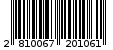 Γραμμωτός κωδικός 2810067201061