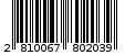 Γραμμωτός κωδικός 2810067802039