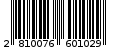 Γραμμωτός κωδικός 2810076601029