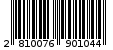 Γραμμωτός κωδικός 2810076901044