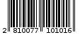 Γραμμωτός κωδικός 2810077101016