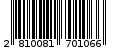 Γραμμωτός κωδικός 2810081701066