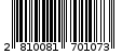 Γραμμωτός κωδικός 2810081701073