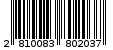 Γραμμωτός κωδικός 2810083802037