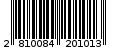 Γραμμωτός κωδικός 2810084201013