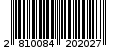 Γραμμωτός κωδικός 2810084202027
