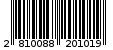 Γραμμωτός κωδικός 2810088201019