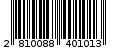Γραμμωτός κωδικός 2810088401013