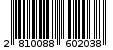 Γραμμωτός κωδικός 2810088602038