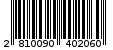 Γραμμωτός κωδικός 2810090402060