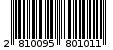 Γραμμωτός κωδικός 2810095801011
