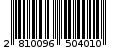 Γραμμωτός κωδικός 2810096504010