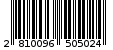Γραμμωτός κωδικός 2810096505024