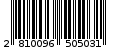 Γραμμωτός κωδικός 2810096505031