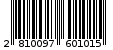 Γραμμωτός κωδικός 2810097601015