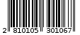 Γραμμωτός κωδικός 2810105301067