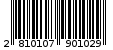Γραμμωτός κωδικός 2810107901029