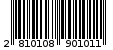 Γραμμωτός κωδικός 2810108901011