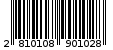 Γραμμωτός κωδικός 2810108901028