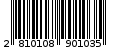Γραμμωτός κωδικός 2810108901035