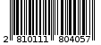 Γραμμωτός κωδικός 2810111804057