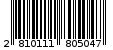 Γραμμωτός κωδικός 2810111805047